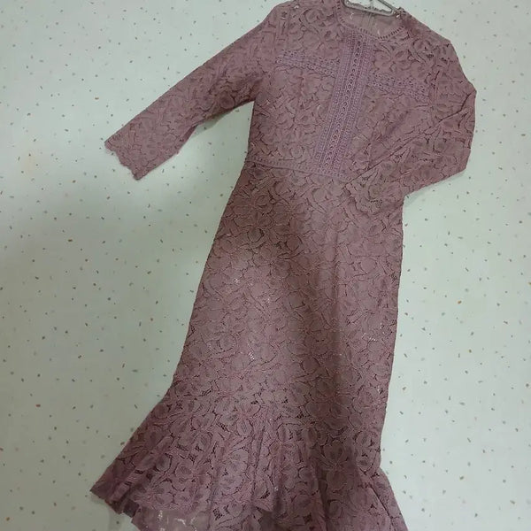 [BUNJANG] LeShop Lace Dress Size 55 / 르샵 레이스 원피스 55  "거의새거"