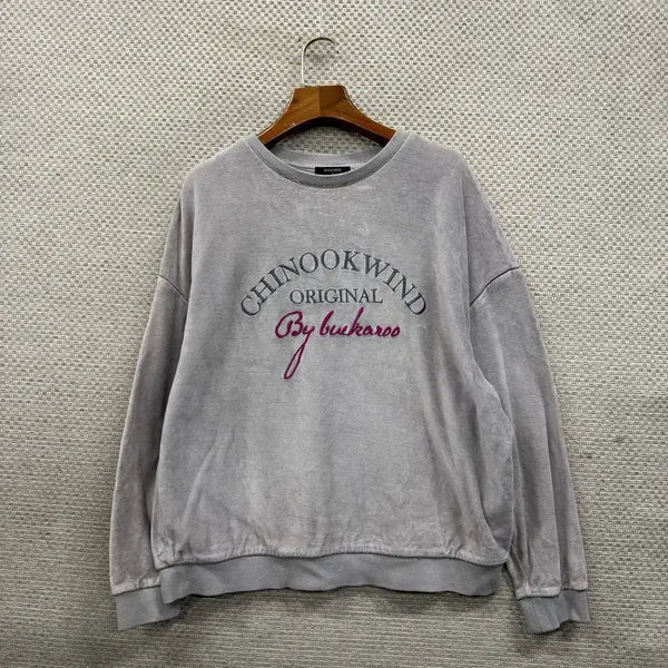 [BUNJANG] Buckaroo Velvet Sweatshirt / 버커루 벨벳 스웻셔츠 맨투맨 F D00087