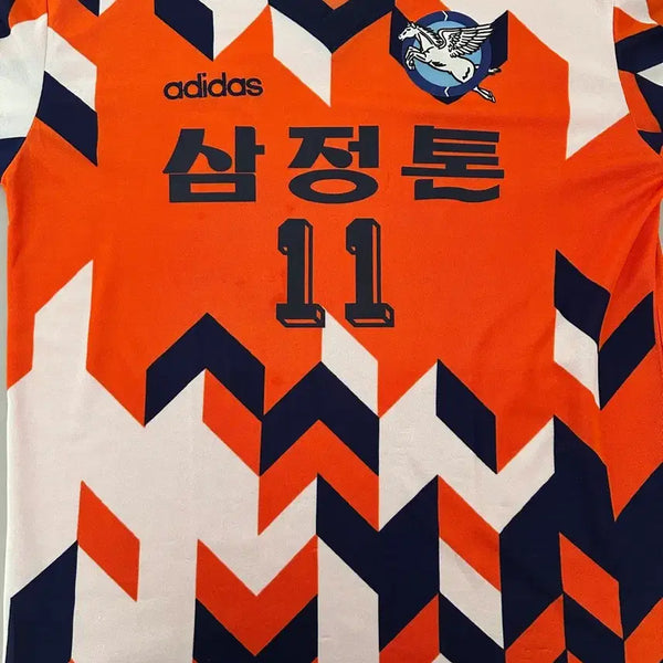 [BUNJANG] Ilhwa Chunma 1996 Home Go Jung Woon Football Jersey 110 / 일화천마 1996 홈 고정운 110
