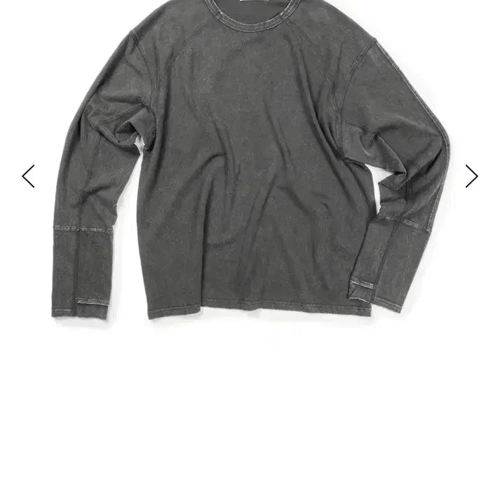 [BUNJANG] etce Fingerhole Long Sleeve XL Charcoal / etce 베이스 핑거홀 롱슬리브 XL 차콜