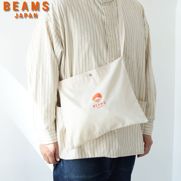 [BUNJANG] BEAMS JAPAN Logo Sacoche Bag / 빔즈 재팬 로고 사코슈 가방