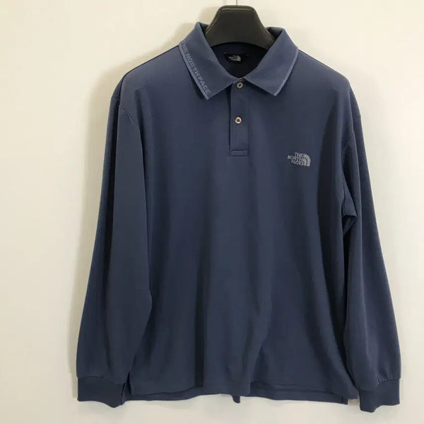 [BUNJANG] The North Face Functional Long Sleeve PK Collar T-Shirt / 노스페이스 기능성 PK긴팔카라티 [105]