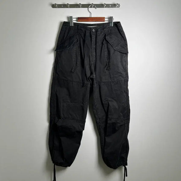[BUNJANG] Matinkim Black String Flight Cargo Pants / 마뗑킴 블랙 스트링 플라이트 카고 팬츠 M