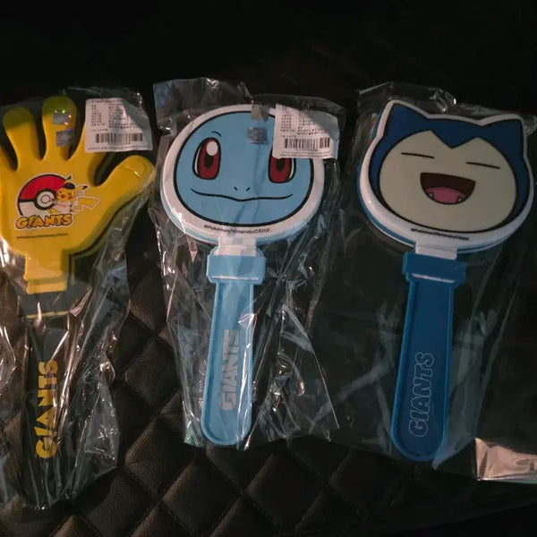 [BUNJANG] Lotte Giants Pokemon Trading Cards Bundle Set (Pikachu, Snorlax, Squirtle) / 3개 일괄) 롯데 자이언츠 포켓몬 짝짝이 (피카츄, 잠만보, 꼬부기)