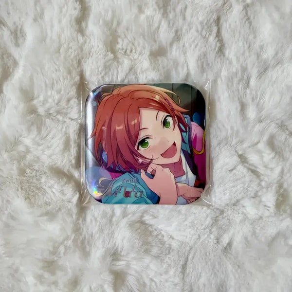 [BUNJANG] Ensemble Stars Aoi Hinata Twinkle Star Square Can Badge (Mid-Production Ver.) / 앙스타 별빛 사각 캔뱃지 아오이 히나타 트윙크 앙상블스타즈 중스타 각전