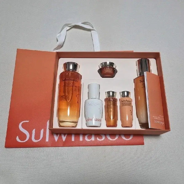 [BUNJANG] Sulwhasoo Concentrated Ginseng Renewing Set with Shopping Bag / 쇼핑백 포함) 설화수 자음생 2종세트 기초 화장품 선물세트