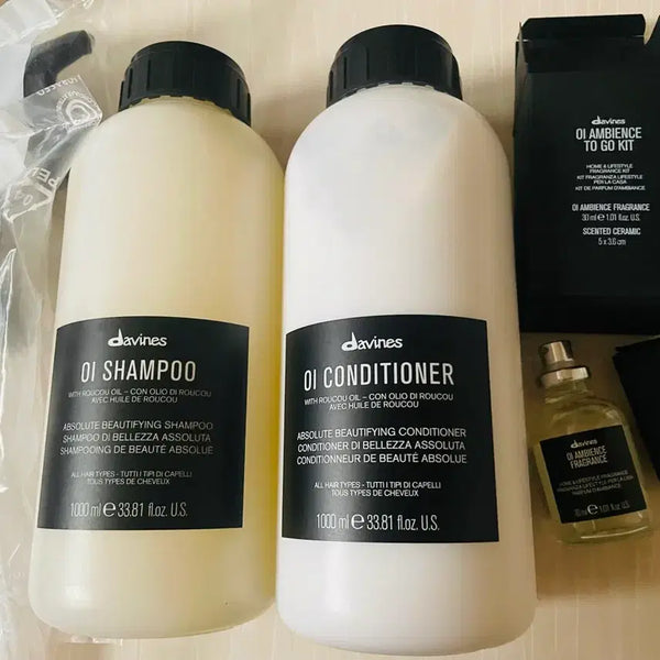 [BUNJANG] Davines OI Shampoo & Conditioner Set (1000ml) / 다비네스 OI 샴푸 컨디셔너 1000ml 세트