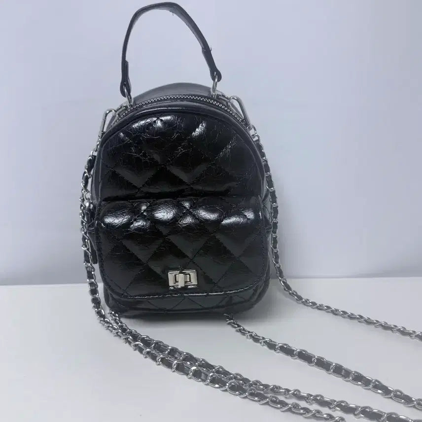 [BUNJANG] Mini Chain Backpack / 미니체인 백팩