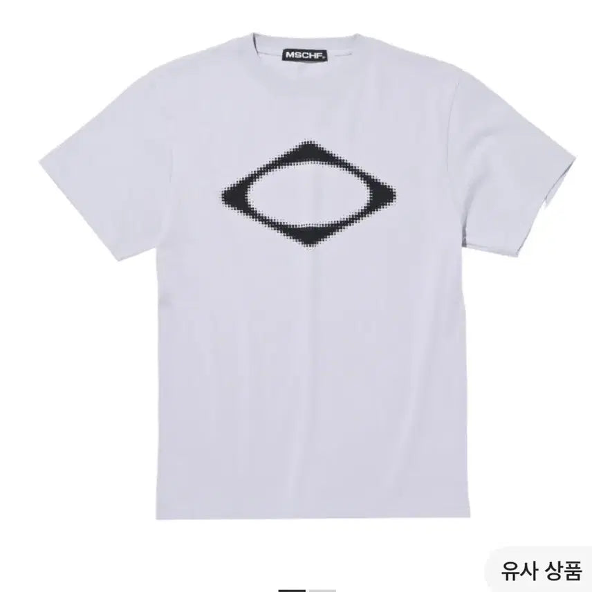 [BUNJANG] Mischief Rhombus Blur T-shirt Light Blue Gray (L) / (L) 미스치프 롬버스 블러 티셔츠 라이트 블루 그레이