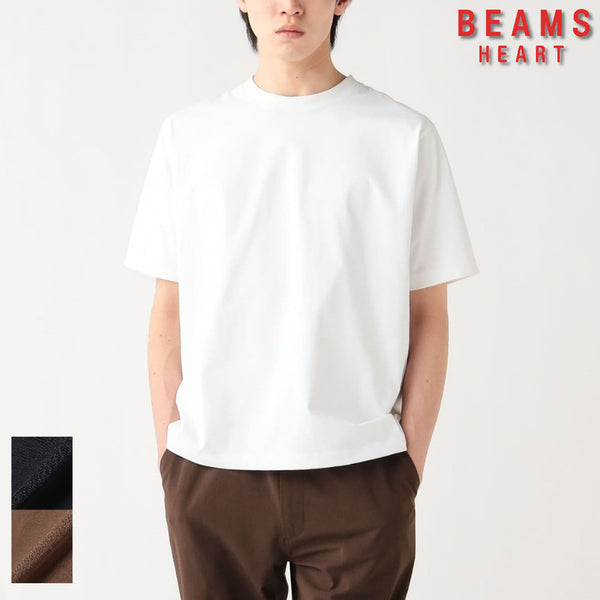 [BUNJANG] BEAMS HEART Cotton-Like Polyester Short-Sleeve T-Shirt / 빔즈 하트 코튼라이크 폴리에스터 반팔 티셔츠