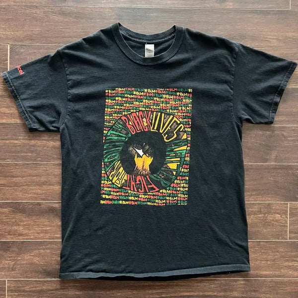 [BUNJANG] Vintage BLM Campaign T-Shirt / [L] 미국 빈티지 BLM 캠페인 티셔츠