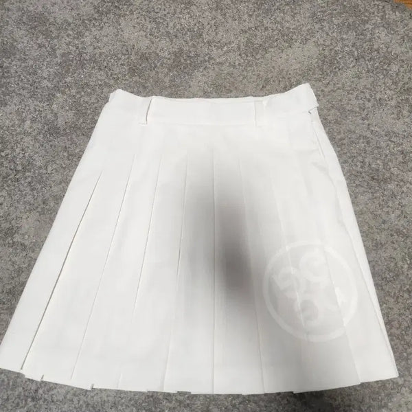 [BUNJANG] G/FORE Pleated Golf Skirt White / 지포어 G/FORE 골프 플리츠 스커트 화이트-67-55추천