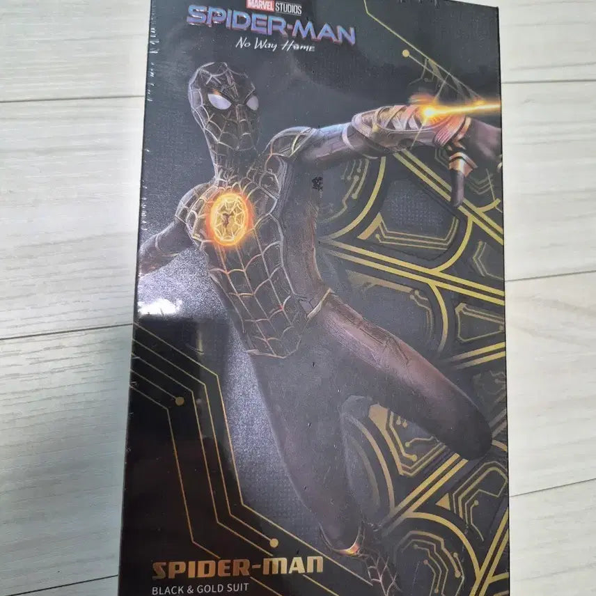 [BUNJANG] ZD Toys Spider-Man Black and Gold Suit Figure (Sealed) / 미개봉) zd toys 스파이더맨 블랙 앤 골드 슈트 피규어
