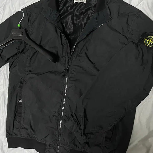 [BUNJANG] Stone Island 25ss Crinkle Labs Garment Dyed Jacket Black 3XL / [3XL] 25ss 스톤아일랜드 크링클랩스 가먼트다잉 자켓 블랙