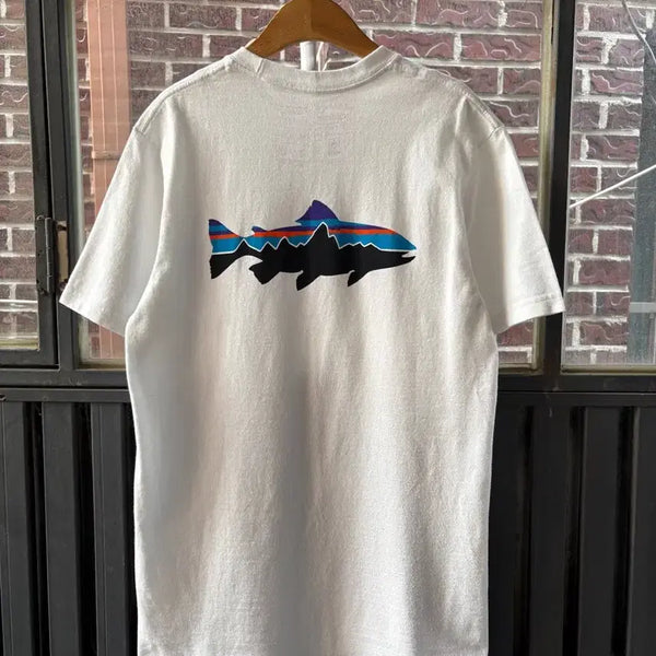 [BUNJANG] Patagonia Fitz Roy Trout Logo T-Shirt / 파타고니아 피츠로이 트라우트 로고 티셔츠 Patagonia