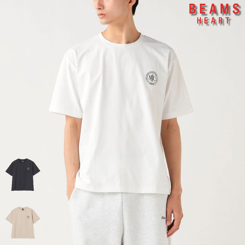 [BUNJANG] BEAMS HEART Quick Dry Emblem T-Shirt / 빔즈 하트 MHC 퀵드라이 엠블럼 티셔츠