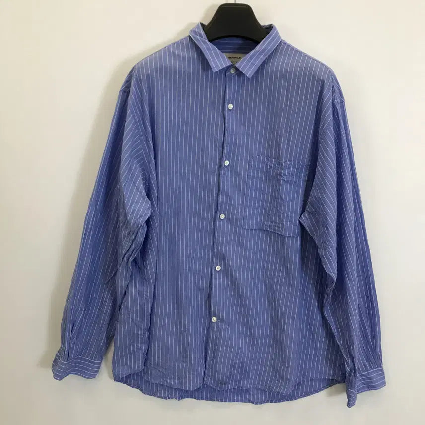 [BUNJANG] Beanpole Men's Seersucker Pin Stripe Shirt XL / 빈폴 맨 25년형 시어서커 핀 스트라이프셔츠 [XL]