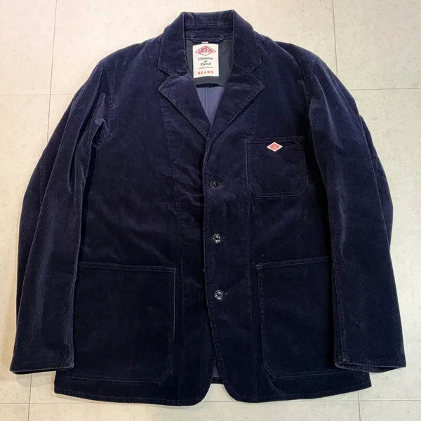 [BUNJANG] BEAMS x DANTON Corduroy Jacket Navy Size 40 / 빔즈 x 단톤 코듀로이자켓 네이비 40사이즈