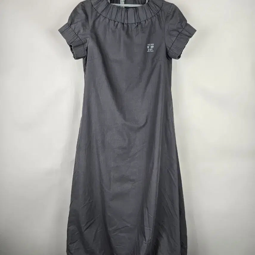 [BUNJANG] Ozsecon Vintage Balloon Long Dress / [무료배송]한섬 오즈세컨 44 여성 빈티지 반팔 벌룬 롱 원피스 Y2K