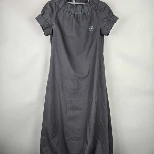 [BUNJANG] Ozsecon Vintage Balloon Long Dress / [무료배송]한섬 오즈세컨 44 여성 빈티지 반팔 벌룬 롱 원피스 Y2K