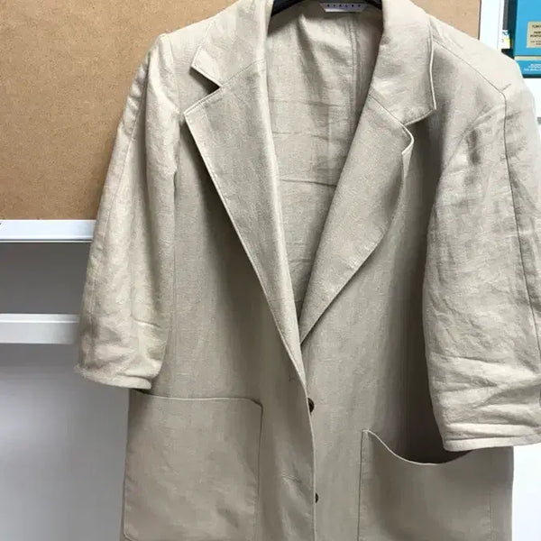[BUNJANG] Sisley Linen Short Sleeve Jacket / 시슬리 린넨 반팔자켓