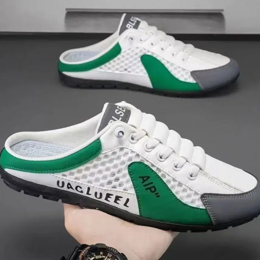 [BUNJANG] Air Mesh Half Sneakers / 에어메쉬 하프스니커즈