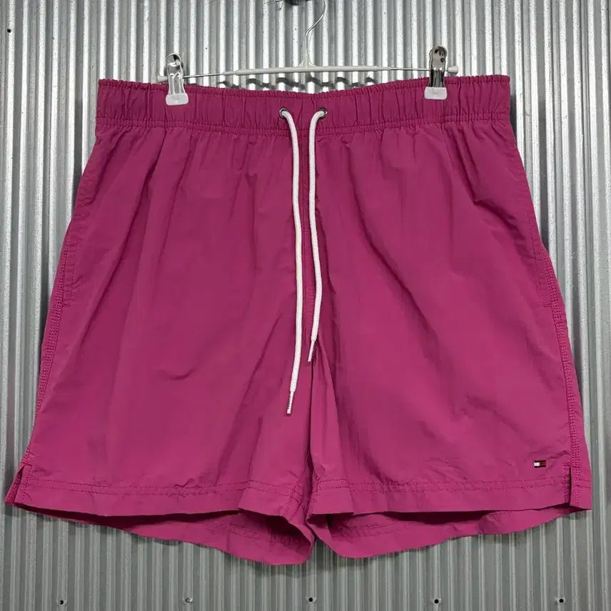 [BUNJANG] Tommy Hilfiger Swim Nylon Boardshorts Pink / [L] 타미힐피거 스윔 수영 반바지 핑크 나일론 보드쇼츠 새상품 3.9