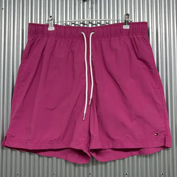 [BUNJANG] Tommy Hilfiger Swim Nylon Boardshorts Pink / [L] 타미힐피거 스윔 수영 반바지 핑크 나일론 보드쇼츠 새상품 3.9