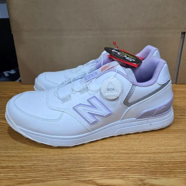 [BUNJANG] New Balance Golf WGBS574W Size 255 / 뉴발란스 골프 WGBS574W 255사이즈 미세오염 박스x