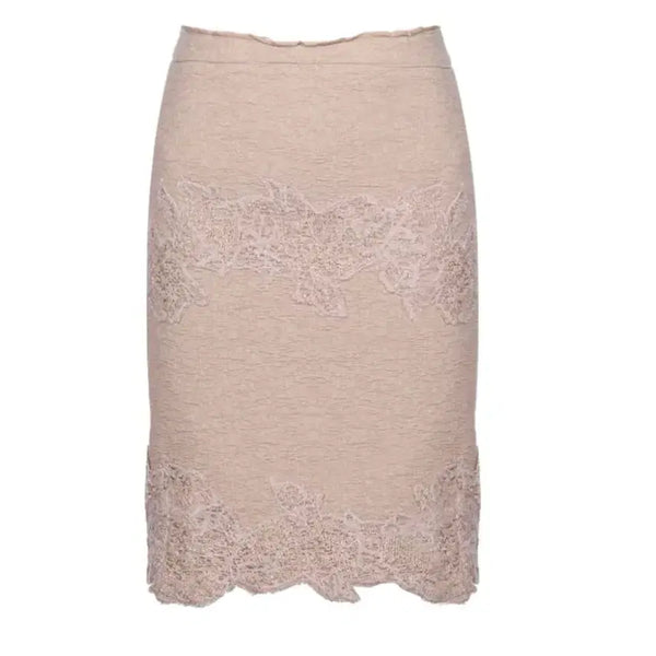 [BUNJANG] MINE Beige Lace Skirt / size S(55) MINE 마인 베이지 레이스 스커트