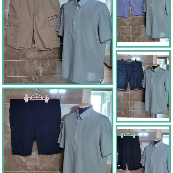[BUNJANG] Mind Bridge Men's Short Sleeve Shirt / (남성여유100-늘씬105사이즈)마인드브릿지 반팔 셔츠(시원한천)