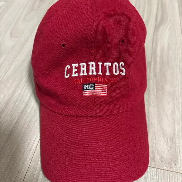 [BUNJANG] Cerritos California HC Ball Cap Red / Cerritos 캘리포니아 HC 볼캡 레드