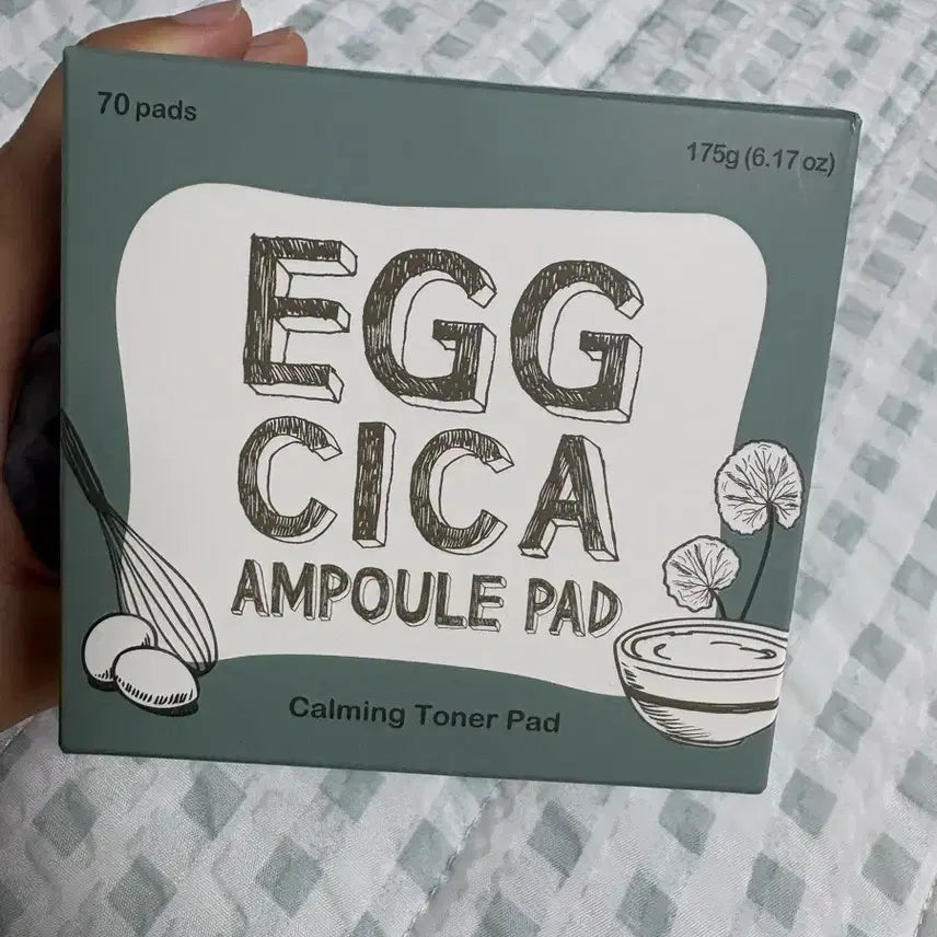 [BUNJANG] Too Cool For School Egg Cica Ampoule Pad (70 Count) / 투쿨포스쿨 에그 시카 앰플 패드 70매 새상품