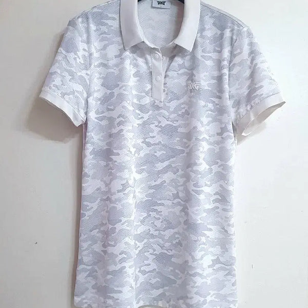 [BUNJANG] PXG Women's White Camo Functional T-shirt / PXG 정품 여성용 기능성 화이트 카모 티셔츠 판매해요
