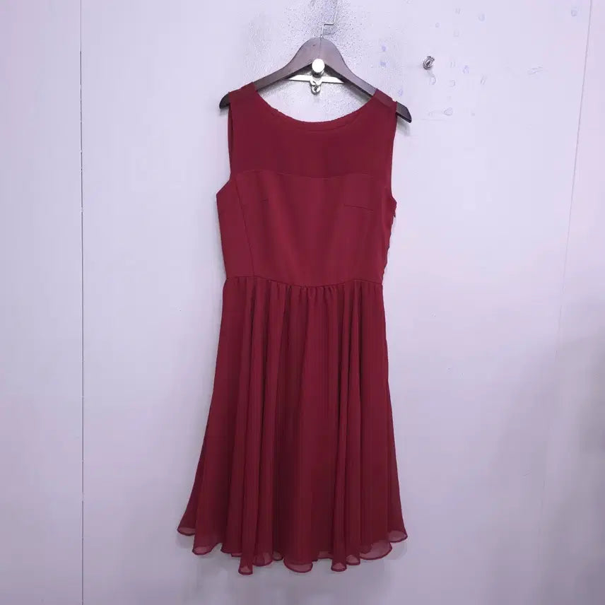 [BUNJANG] Milkcocoa Chiffon Flare Dress (Size 55) / 밀크코코아) 거의새거 쉬폰 플레어 원피스- 55