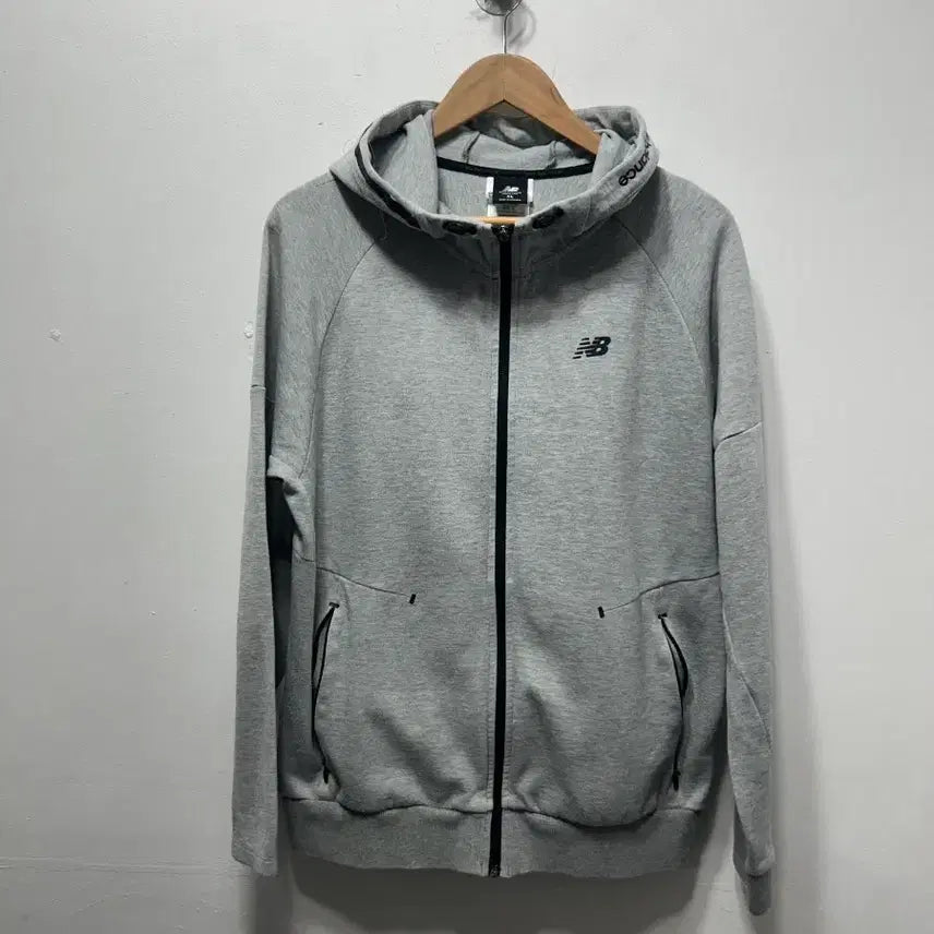 [BUNJANG] New Balance Hoodie Zip-up Grey XL / 뉴발란스 후드 집업 그레이 집업 XL