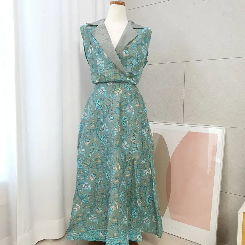 [BUNJANG] Isobi Maxi Dress / 새상품) 이국적인 맥시 롱원피스 55-88