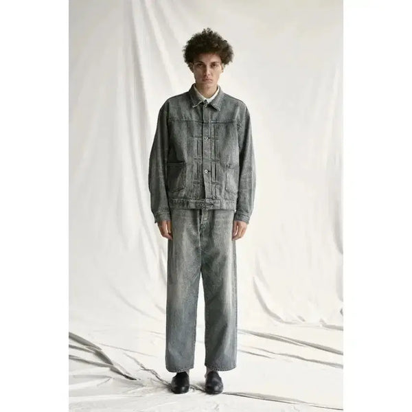 [BUNJANG] Yoko Sakamoto Denim Setup Jacket & Pants Set / yokosakamoto 요코사카모토 데님 셋업