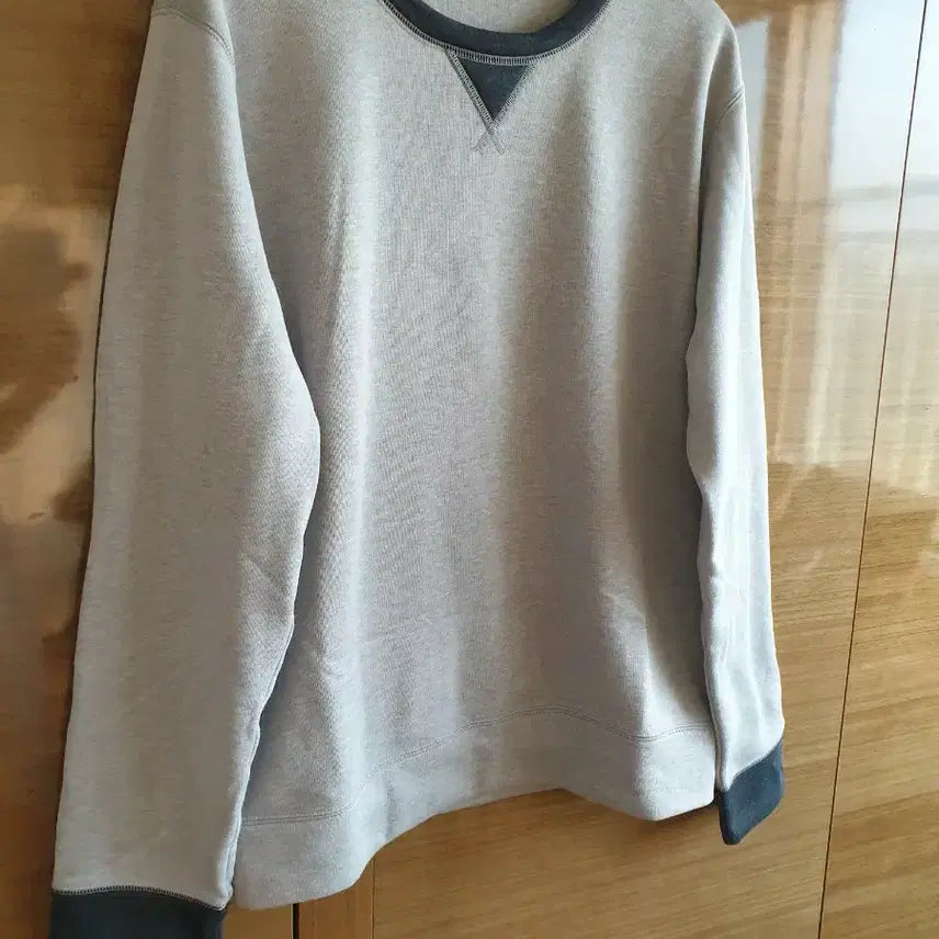 [BUNJANG] Gray Fleece Sweatshirt / 기모 맨투맨 그레이