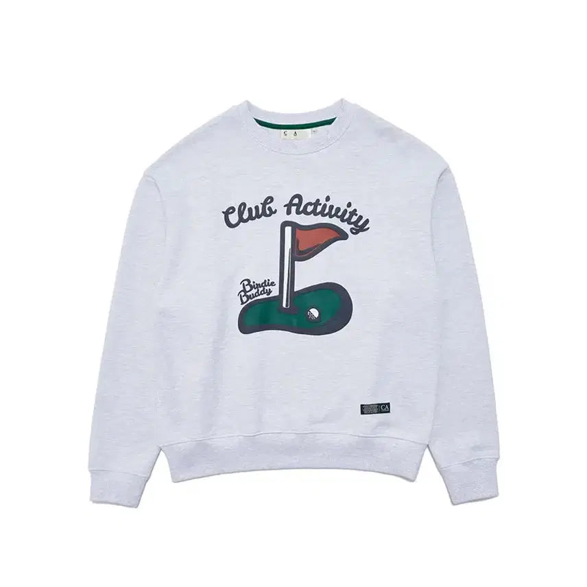 [BUNJANG] Club Activity Melange Grey Sweatshirt XL / (새상품)클럽액티비티 멜란지그레이 맨투맨 XL size
