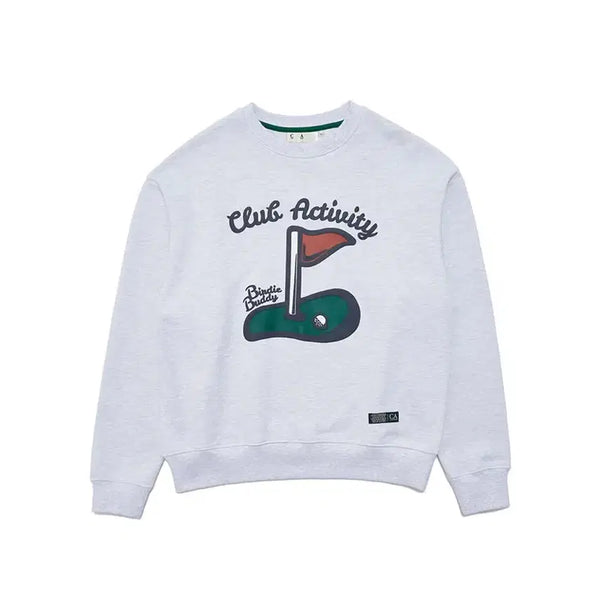 [BUNJANG] Club Activity Melange Grey Sweatshirt XL / (새상품)클럽액티비티 멜란지그레이 맨투맨 XL size