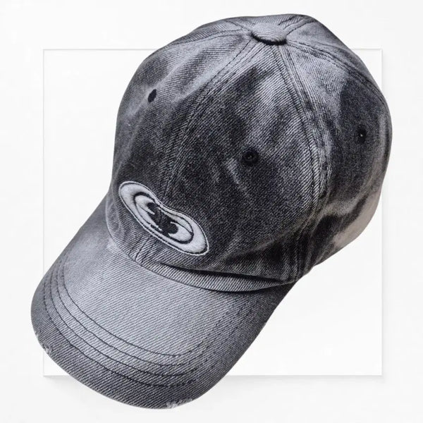 [BUNJANG] Grailz New Oval Logo Denim Ball Cap / [품절대란템@] 그레일즈 뉴 오발 로고 데님 볼캡