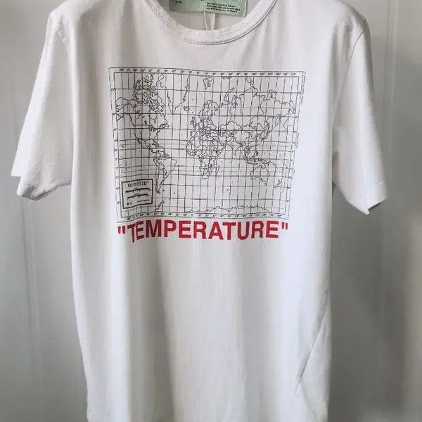[BUNJANG] Off-White Gridmap Round T-Shirt M / 정품 오프화이트 그리드맵 라운드 티셔츠  M사이즈 넉넉100