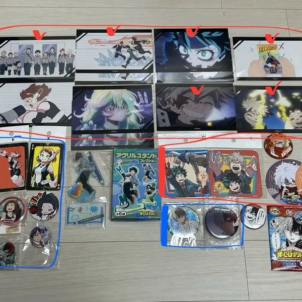 [BUNJANG] My Hero Academia Shibuya Mark City Exclusive Postcard & Can Badge - Bakugo / (매우 희귀) 나히아 히로아카 시부야 마크시티 특전 엽서 바쿠고 캔뱃지