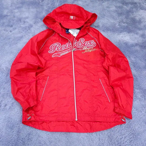 [BUNJANG] MLB Red Sox Windbreaker Jacket Size 95 / 95 새상품 엠엘비 레드삭스 바람막이 자켓 | 0603A23