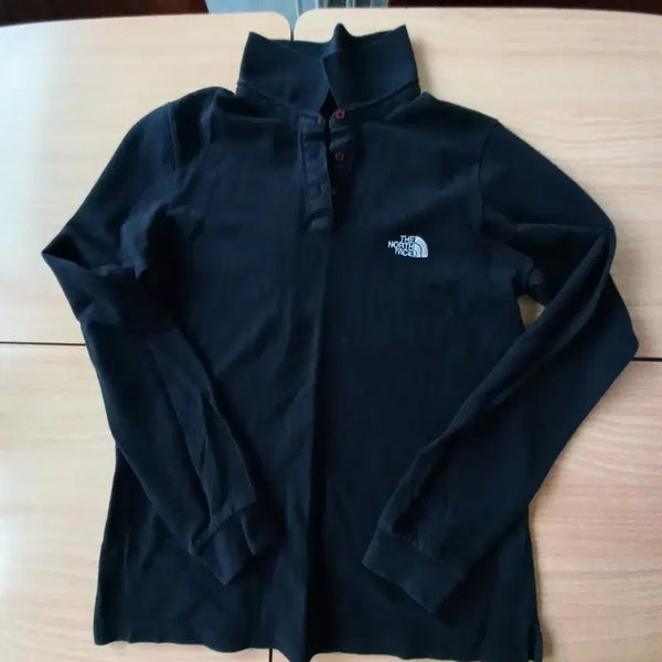[BUNJANG] The North Face Collar T-Shirt Black / 노스페이스 카라티 블랙 (사이즈 90)