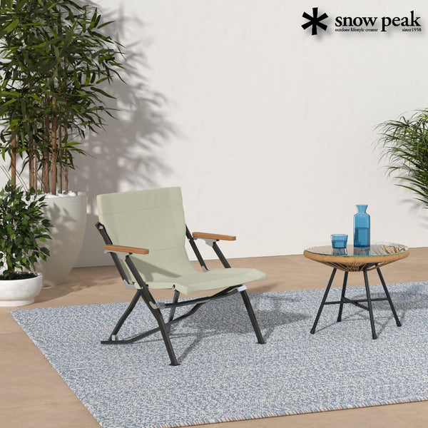 [BUNJANG] Snow Peak Low Chair Short Deck Chair / 스노우피크 로우 쇼트 데크 의자