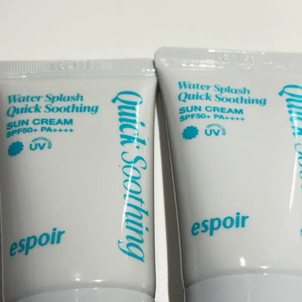 [BUNJANG] Espoir Water Splash Quick Soothing Sun Cream Bundle Set / 에스쁘아 워터 스플래쉬 퀵 수딩 선크림 일괄