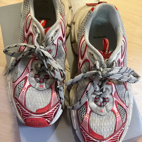 [BUNJANG] Balenciaga 3XL Sneakers White Red / [44] 발렌시아가 3XL 화이트레드
