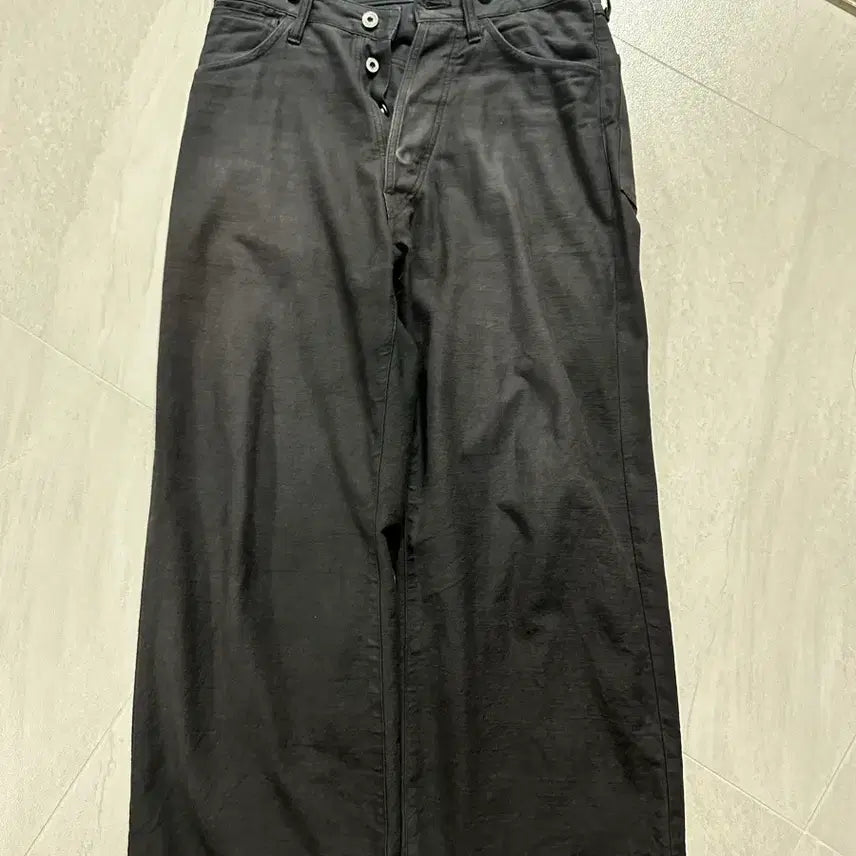 [BUNJANG] Takahashi Taiuga Lot.209 Buckle Trousers Black Size 30 / [30] 타이가타카하시 lot.209 버클 트라우저 블랙
